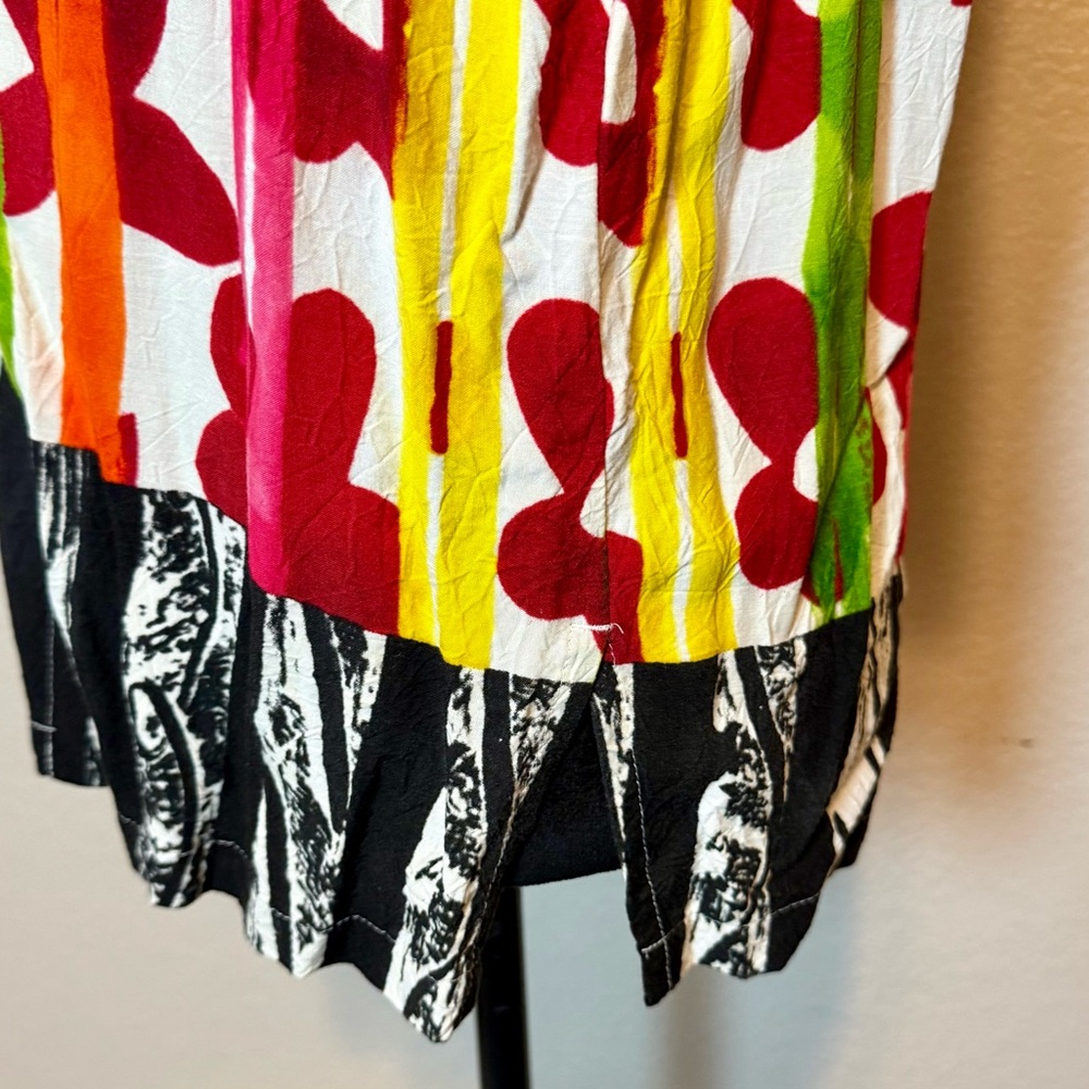 Jams World Valerian Print Button Up Top Multicolor Size Small - Picture 6 of 16